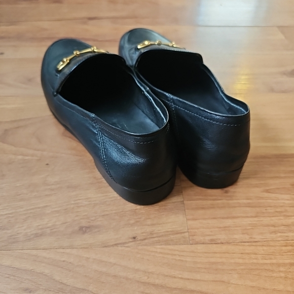 Gucci BLACK Leather Loafers US Size 7.5 - Picture 4 of 8